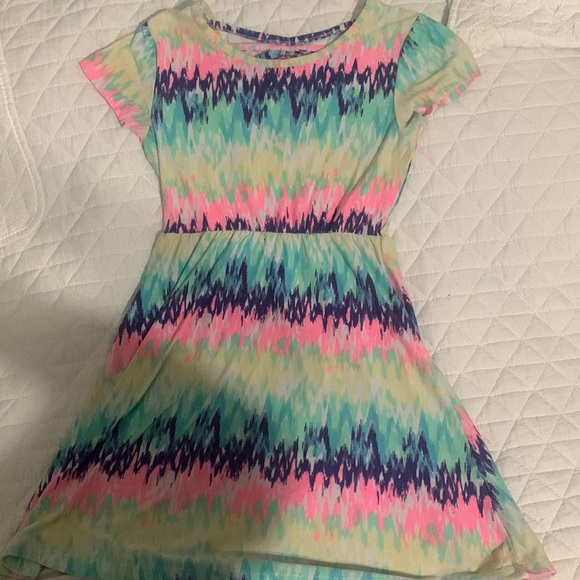 selling a tie dye dress and hasn’t been worn much. - Picture 1 of 2
